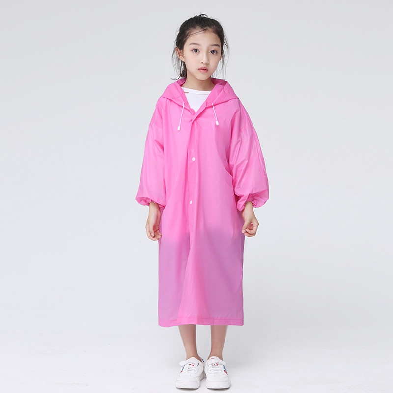 ZBH Jas Hujan Anak Karakter Hoodie Murah EVA Ponco Lengan Polos Jas Hujan Dewasa Warna Mantel Rain Coat Murah Import Berkualitas