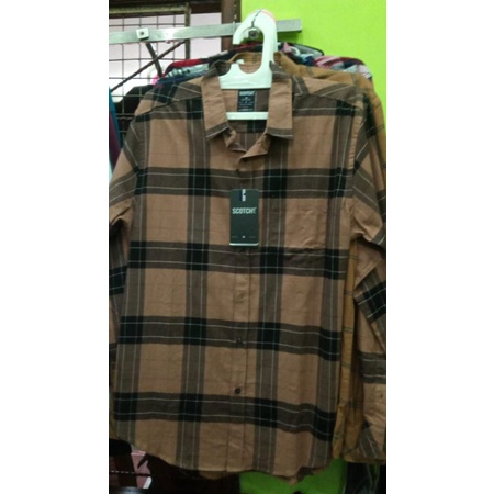 Kemeja Flanel Scotch Ori Murah