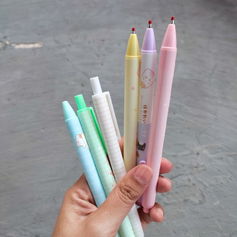 Pen Gel Mekanik 0,5mm | Pulpen gel mekanik motif