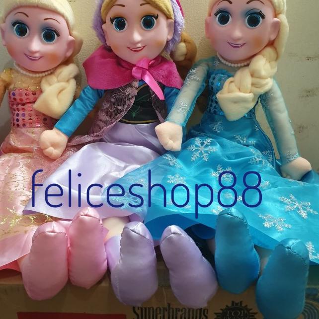 boneka frozen elsa dan anna import - elsa