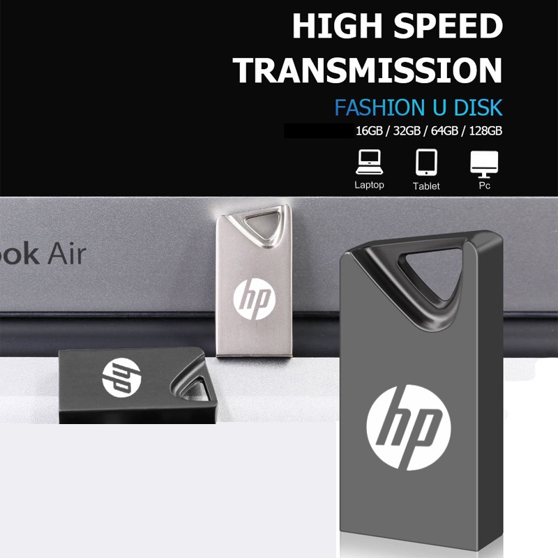 Hewlett-Packard Hp Flashdisk Usb 3.0 4GB / 8GB / 16GB / 32GB / 64GB / 128GB / 256GB / 512GB / 1TB Portable Bahan Metal