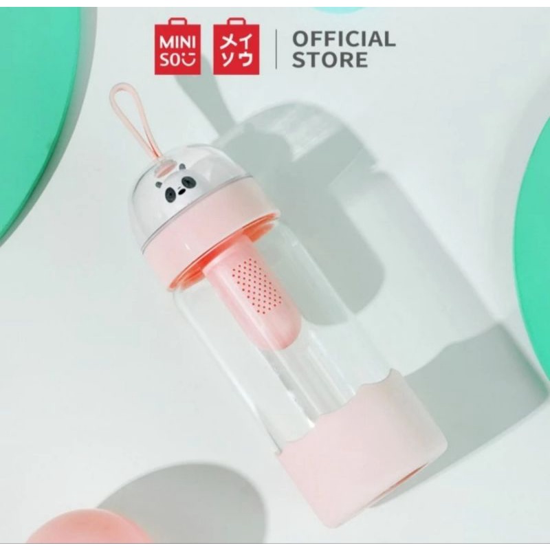 Botol Minum Silicone Miniso x Wbb
