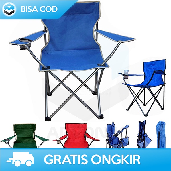 FOLDING CHAIR KURSI LIPAT MEMANCING TAFFSPORT KUAT DAN NYAMAN 180KG