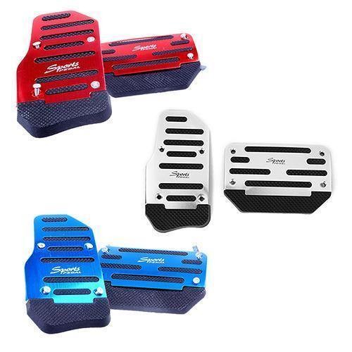 Cover Aluminum Pedal Gas Rem universal Mobil matic jepit Sports