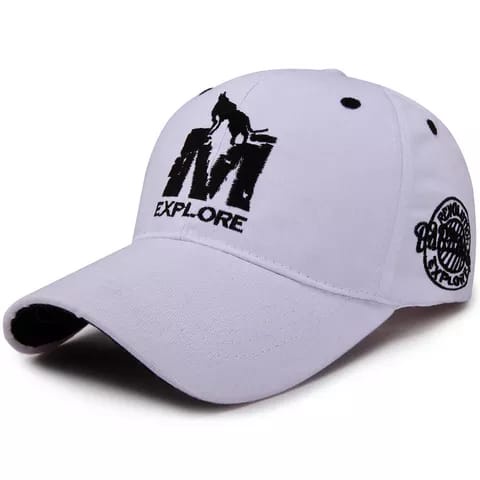 Topi baseball Cap Bordir M Topi Baseball Casual Distro pria dan wanita bisa bayar di tempat