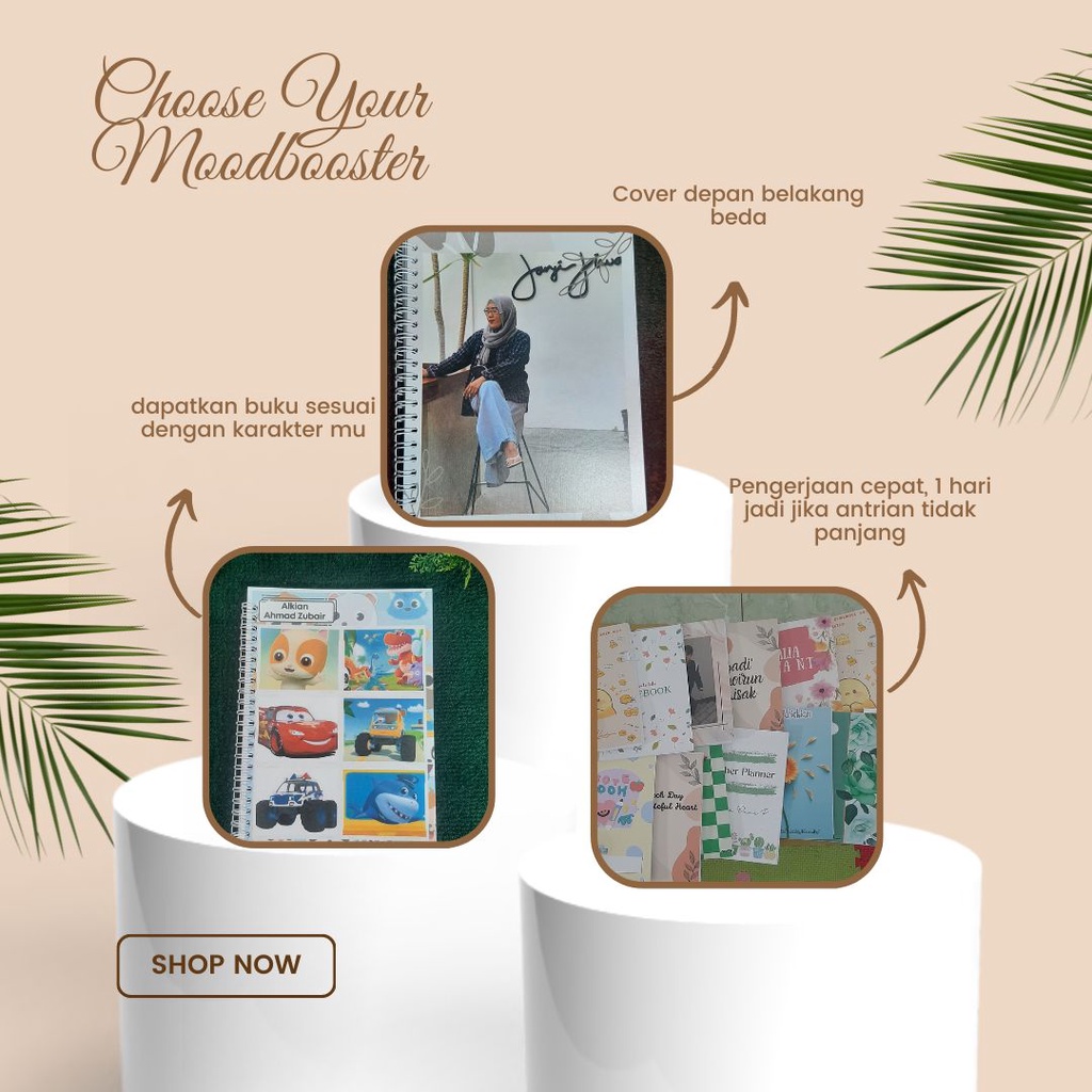 

Buku Custom B5, cover bebas