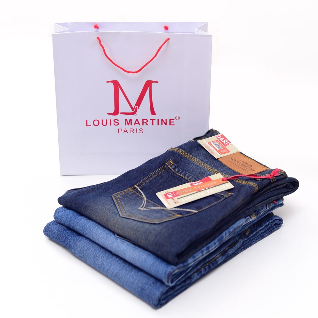 Celana Jeans Lois Martine Pria Original Size 28-38 Asli 100%  Premium Standar Panjang Model Terbaru - Celana Jins Lois