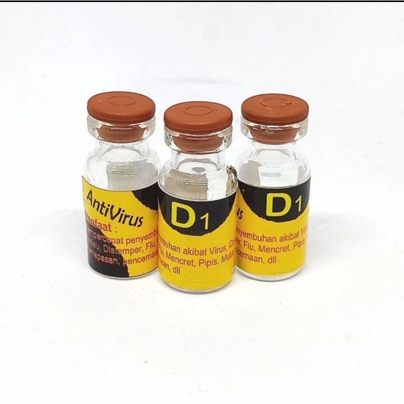 Obat Kucing D1 -  Suntik D1 Calici Distemper Flu Muntah Sariawan