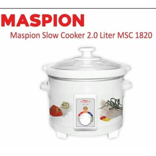 Maspion Slow Cooker 2L msc1820 / 2,5L msc 1825 / 3,5L msc 1835