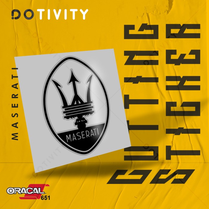 

Cutting Sticker MASERATI V3