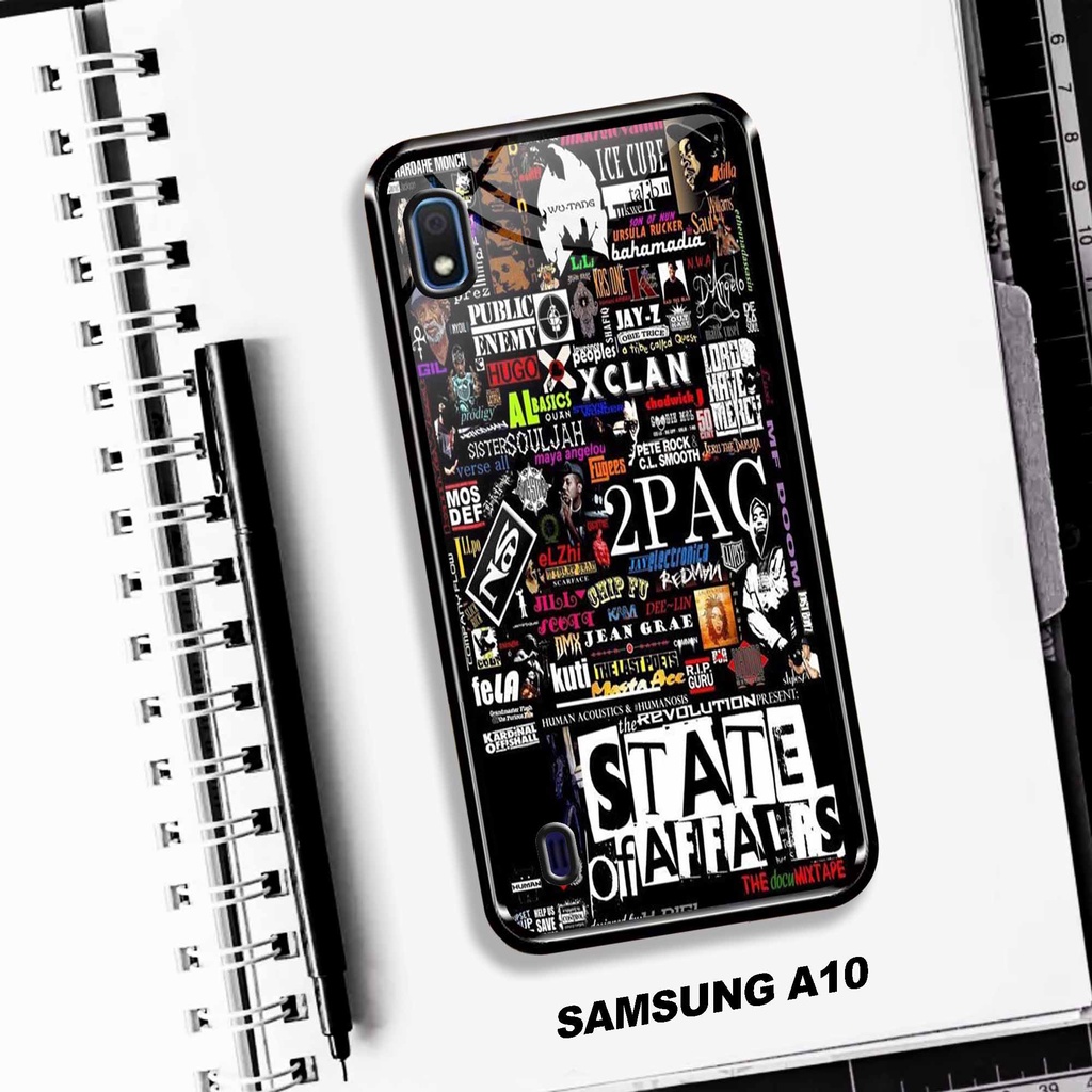 Case Samsung A10 - Case Kaca Samsung A10 - MOTIF AEST STIKER - [ UC-3 ] - Case Samsung A10 TERBARU -
