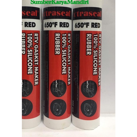 

Xtraseal Red RTV Silicone 650• F