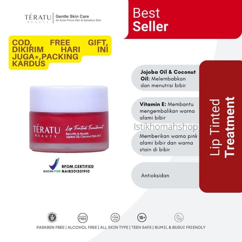 Lip Tinted Treatment Teratu Beauty
