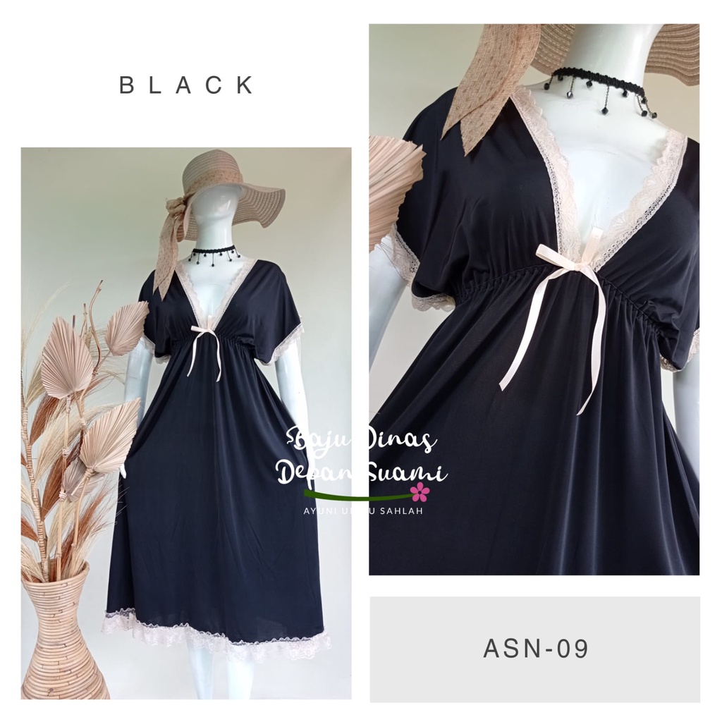 Baju tidur murah berkualitas ASN 09 BDDS - Baju dinas depan suami - Daster wanita premium
