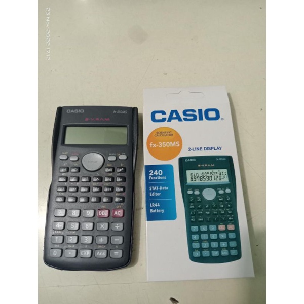 

KALKULATOR SCIENTIFIC CASIO FX 350 MS