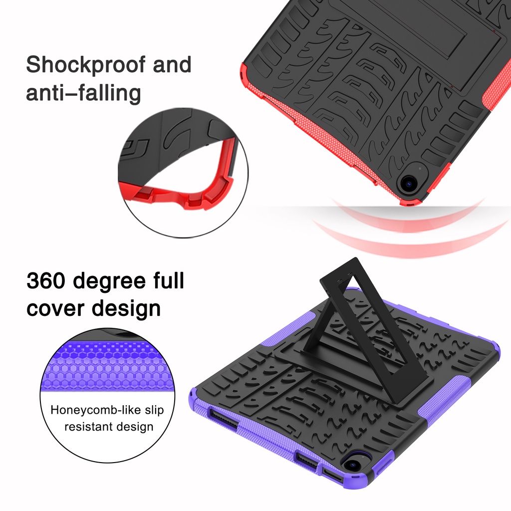 Casing Pelindung iPad 10 (2022) 10.9 &quot;10th Gen 10.9&quot; A2757 A2777 Shockproof Dengan Kickstand