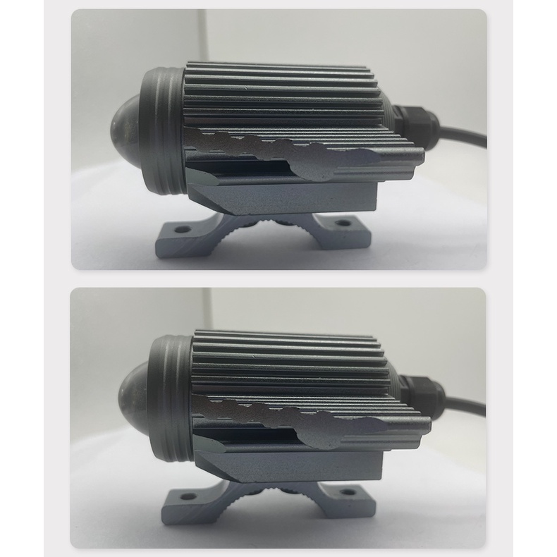 Lampu Strobo LED 4 Mode Warna Putih / Kuning Untuk Motor