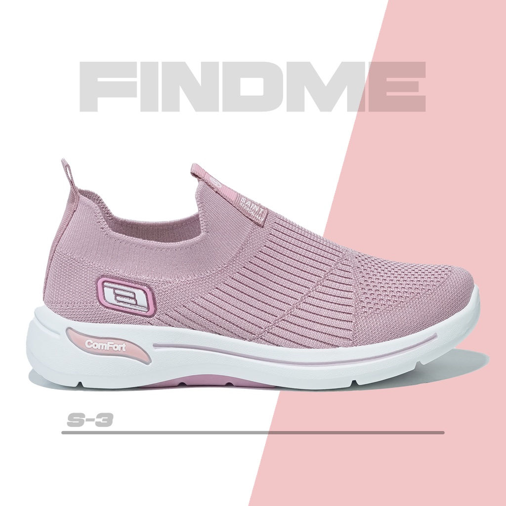 SNEAKERS WANITA SEPATU OLAHRAGA SIMPLE KANVAS FLYKNIT LARI CASUAL DAILY IMPORT TERBARU KOREA S3 FREYA