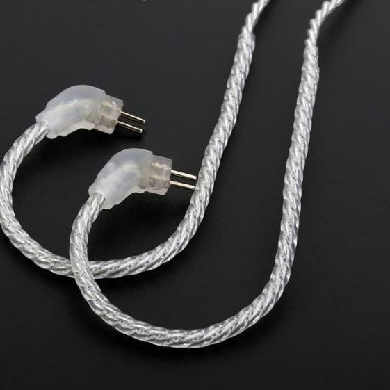 TRN - Silver Cable - MMCX and 2 Pin 0.75mm - KZ A dan B