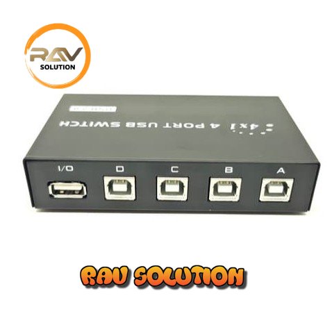 USB SWITCH 4 PORT / MANUAL SWITCH PRINTER 4 PORT / DATA SWITCH