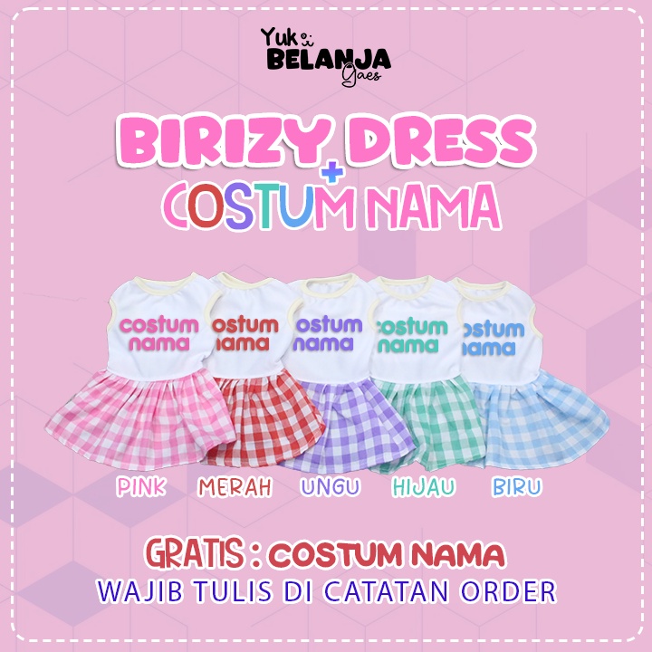 Baju Kucing Bahan Poliester Birizy Dress Series Terlucu Baju Kucing anjing kelinci Lucu murah Size XS-XL / Yuk Belanja Gaes!