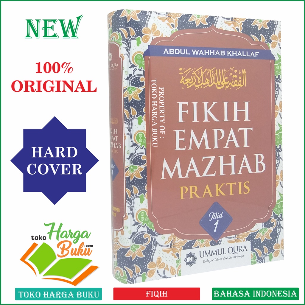 Fikih Empat Mazhab Praktis Jilid 1 ORI Buku Fiqih 4 Madhzb Lengkap Karya Abdul Wahhab Khallaf Fiqh E