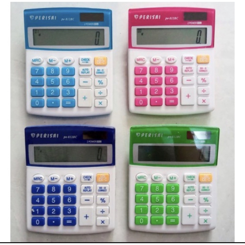 

Kalkulator dagang Minimalis Warna Modern 12 Digits