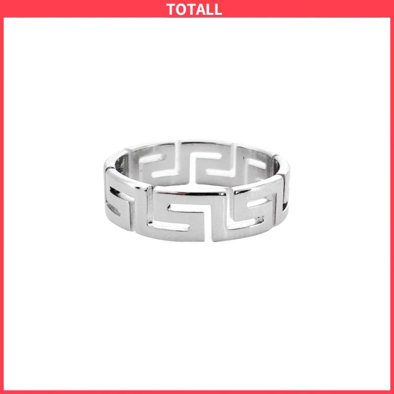 COD Cincin Pola Zuma Cincin Pola Silver Aesthetic Ring Cincin Aesthetic Cincin Estetik Cincin Titanium Cincin Pria Cincin Wanita-Totall