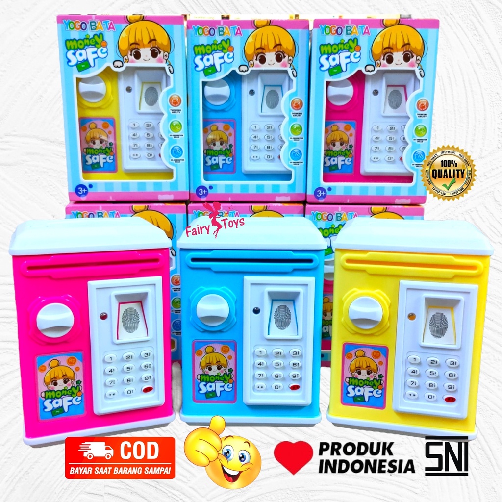 Mainan Celengan Brankas Money Safe Mini YA-3