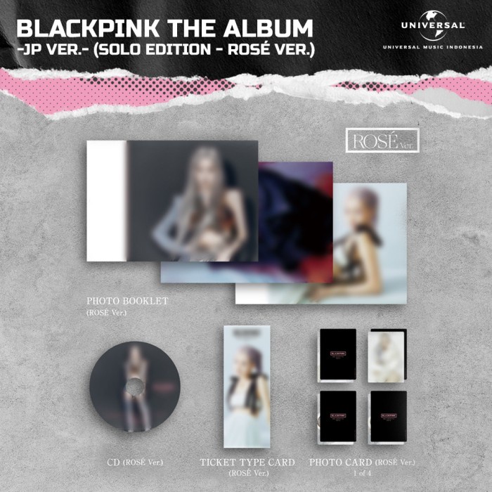 KPOP BLACKPINK THE ALBUM JP VER.- (SOLO EDITION - ROSE)