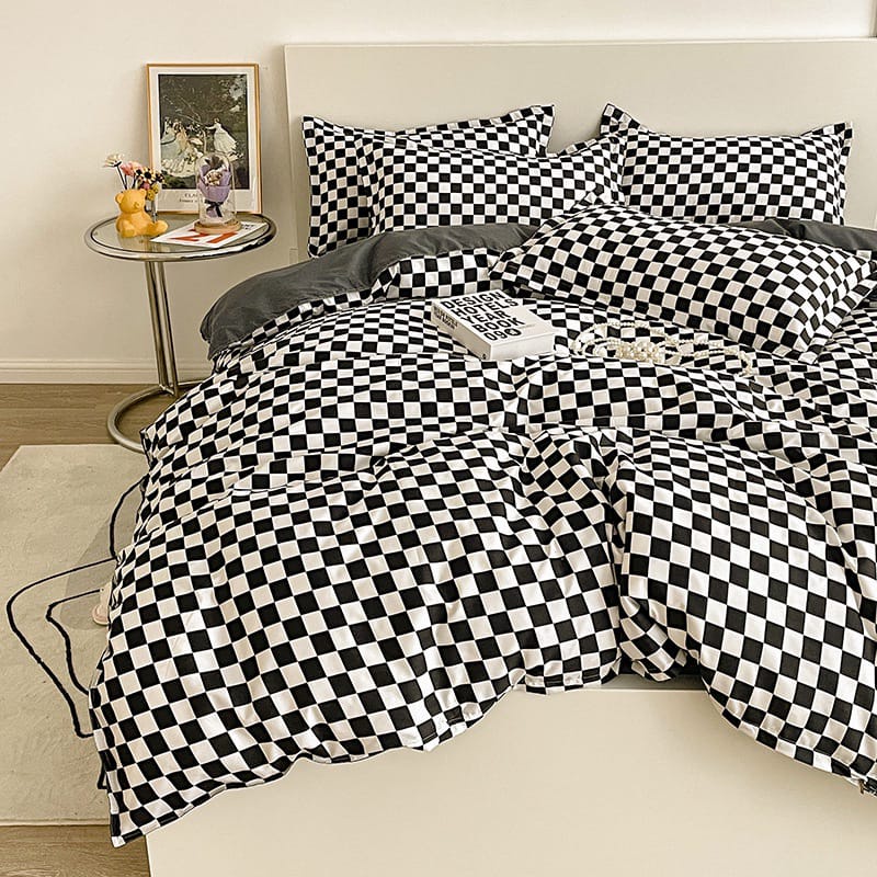 TERBARU Bedcover Tanpa Busa Seprei Polyester Premium Sarung Bedcover Set Ukuran 120x200CM