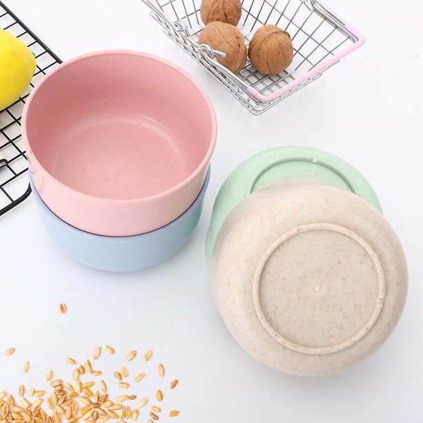 IKILOSHOP MS1 Mangkok Wheat Straw Jerami Gandum Bowl Ramah Lingkungan BPA Free