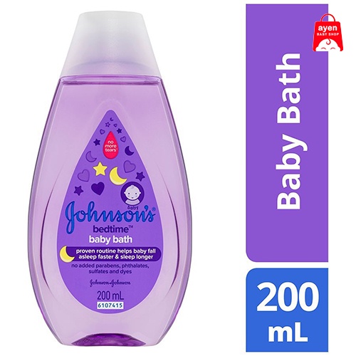 Johnsons Hair &amp; Body Baby Bath [200 mL] | Top to Toe | Bedtime