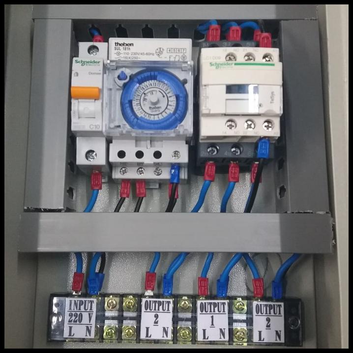 Promo Panel Otomatis Lampu Timer 24Jam/Panel Otomatis Timer 24Jam