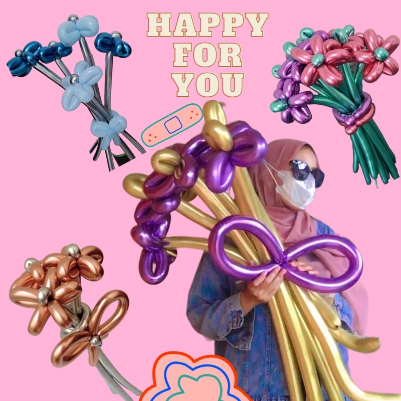 Buket Balon MEDAN {2JAM JADI)