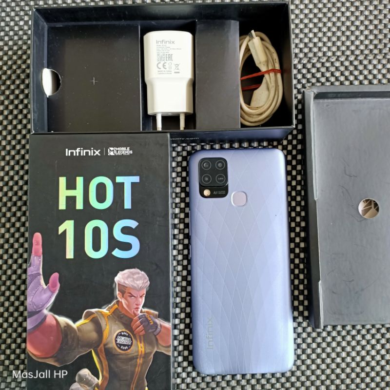 Infinix Hot 10s 6/128 Second Fullset Ori