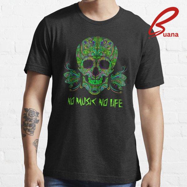 Kaos Pria psychedelic skull Aphex twin trippy pattern crystal castles Premium Custom 613