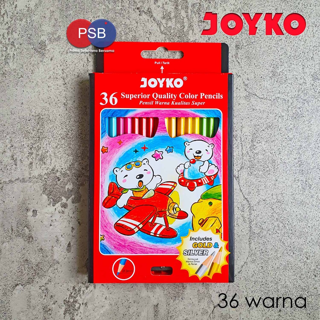 

pensil warna joyko 36 warna / Color Pencil Joyko 36 colors