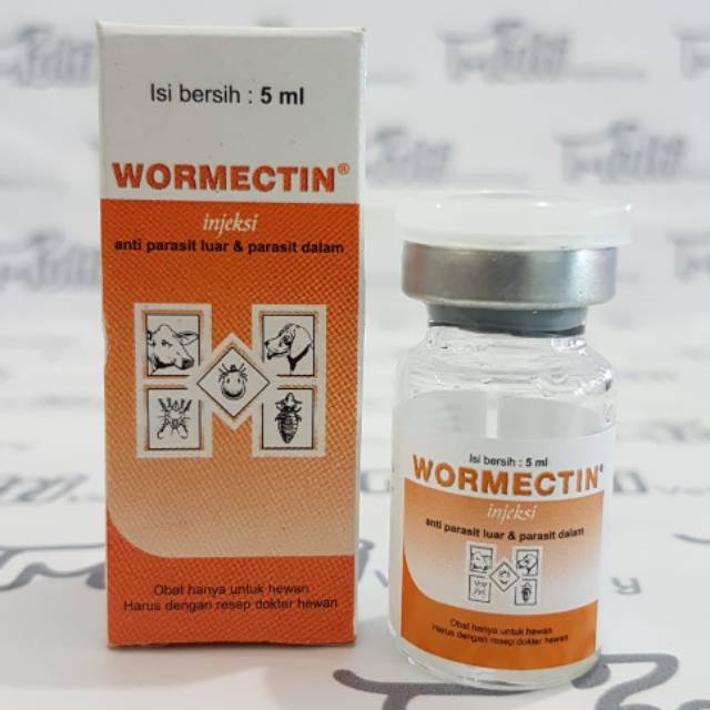 WORMECTIN obat scabies injeksi 5 ml