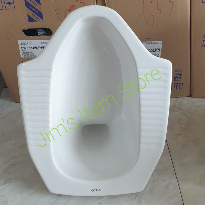 Kloset Toto Ce7 White (Closet Jongkok Tipe Ce 7 Putih Hijau Beige Pink Maroon