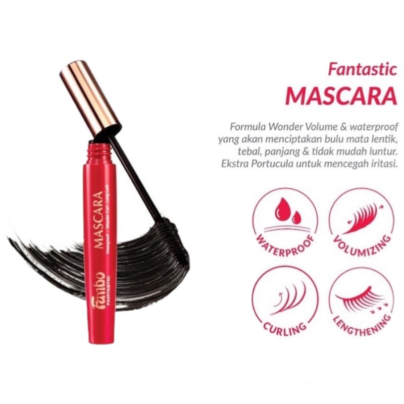 Fanbo Fantastic Mascara Black Waterproof | Maskara