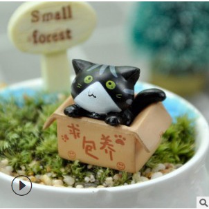 Ornamen Miniatur Kucing Mini Untuk Dekorasi Kamar Anak / Bayi