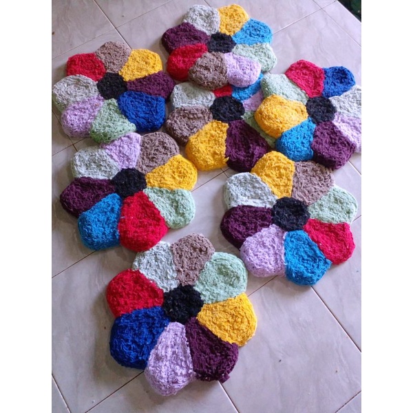 KESET KARAKTER BUNGA RAINBOW