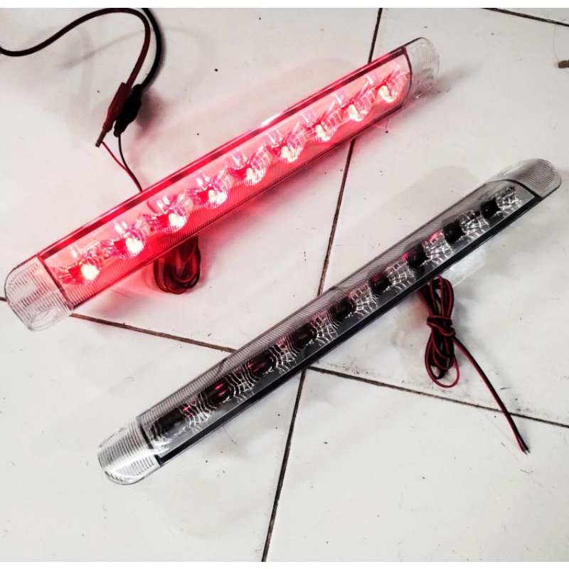 Neo Lampu Spoiler Mika Putih LED Merah All New Avanza Xenia 2012-2020 ( ukuran panjang 30 cm x lebar