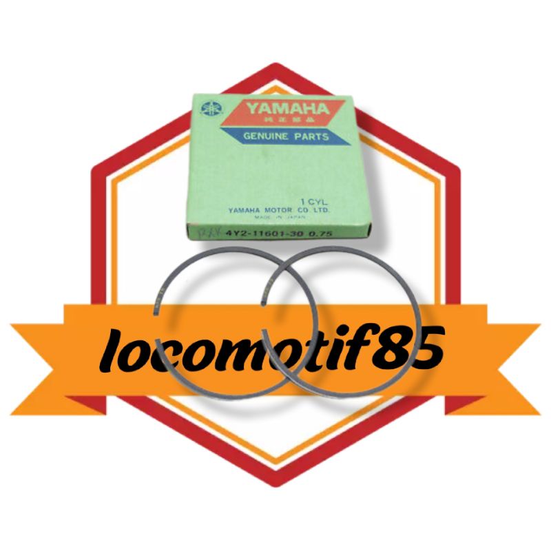 Ring Piston ring Seher RXK RX King rx135 oversize OS 75 Ori Japan