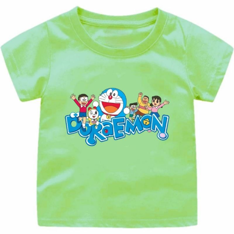 KAOS ANAK DORA-EMON 1-12 TAHUN /KAOS ANAK PEREMPUAN-LAKI LAKI KEKINIAN