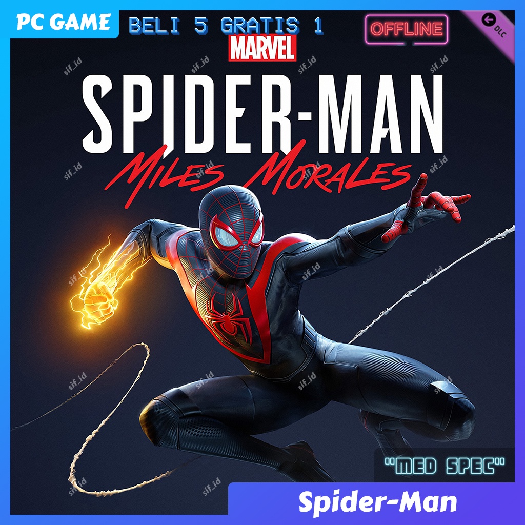 Spider-Man Miles Morales - SpiderMan - Spider Man - Marvel’s Spider-Man - PC Game