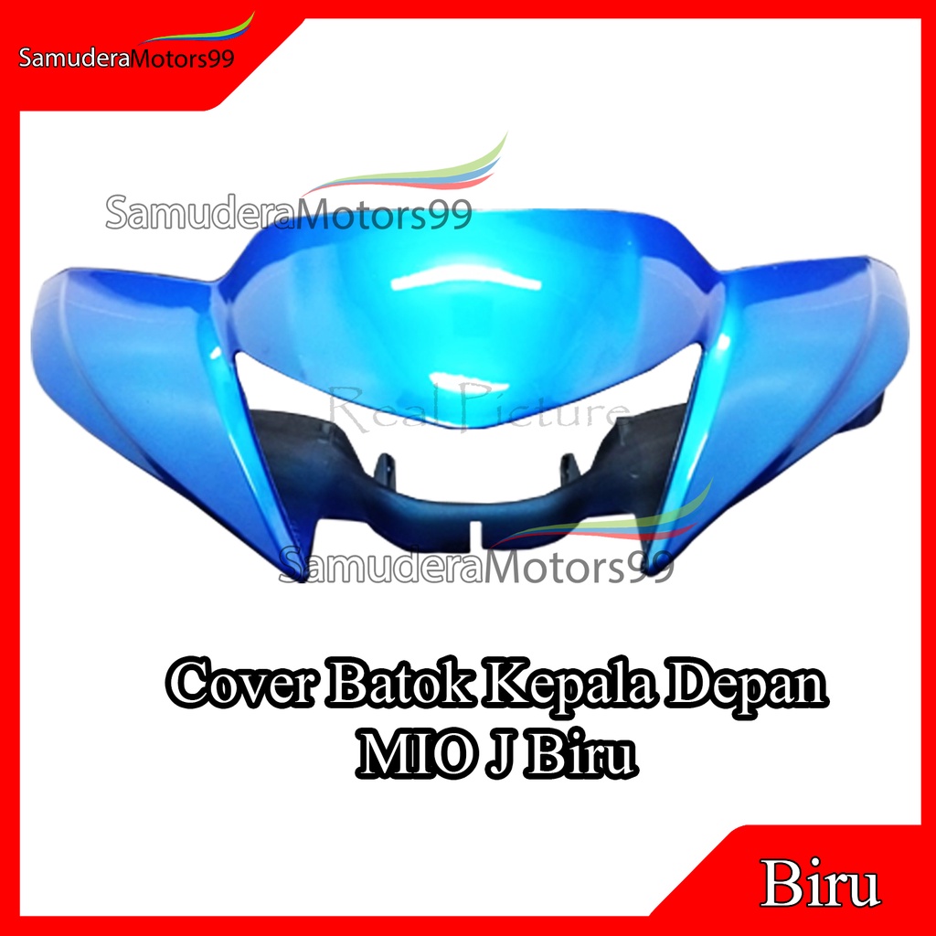 Batok Kepala Depan MIO J Biru / Cover Batok Bagian Depan MIO J