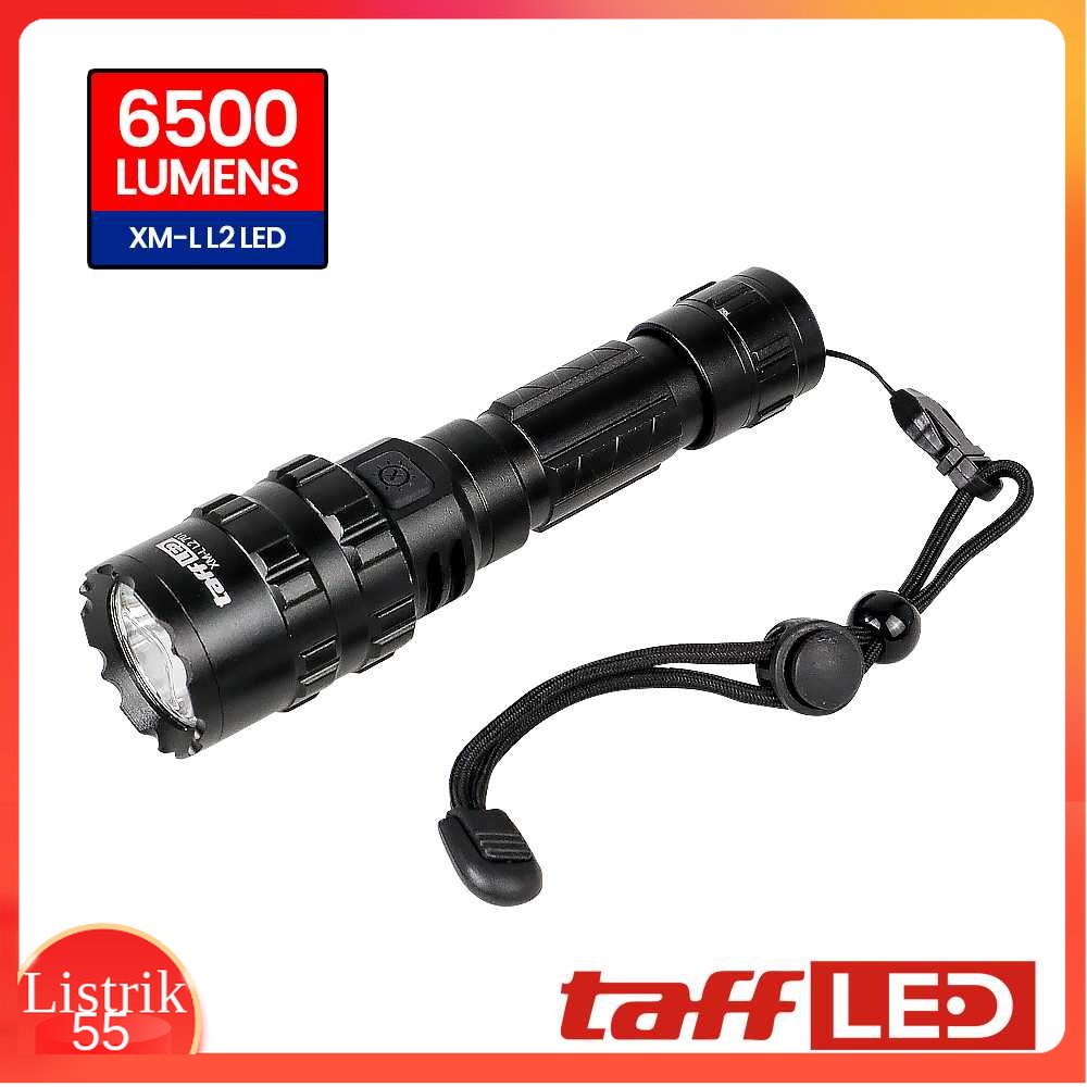 TaffLED Senter LED Torch Hunting Cree XM-L L2 6500 Lumens - 701