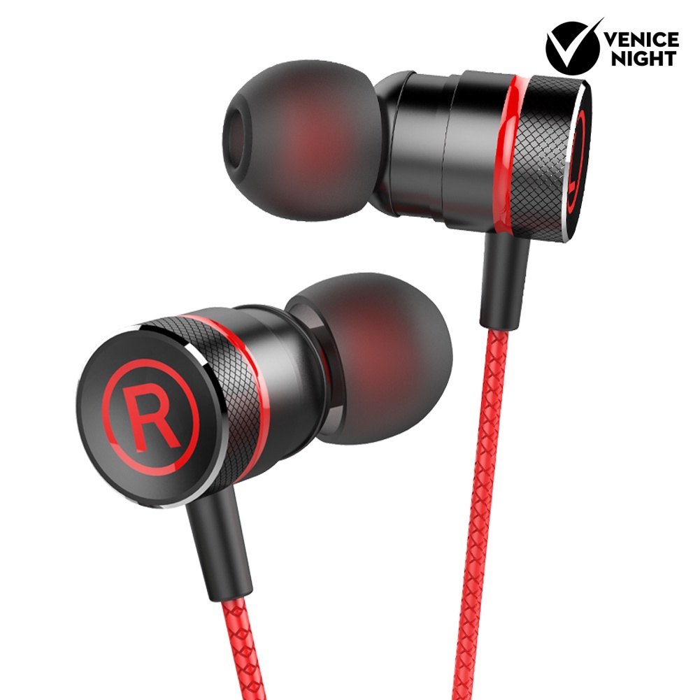 (VNEP) (Berkabel) G21 3.5mm Universal In-Ear Gaming HiFi Earphone Headset dengan Mikrofon